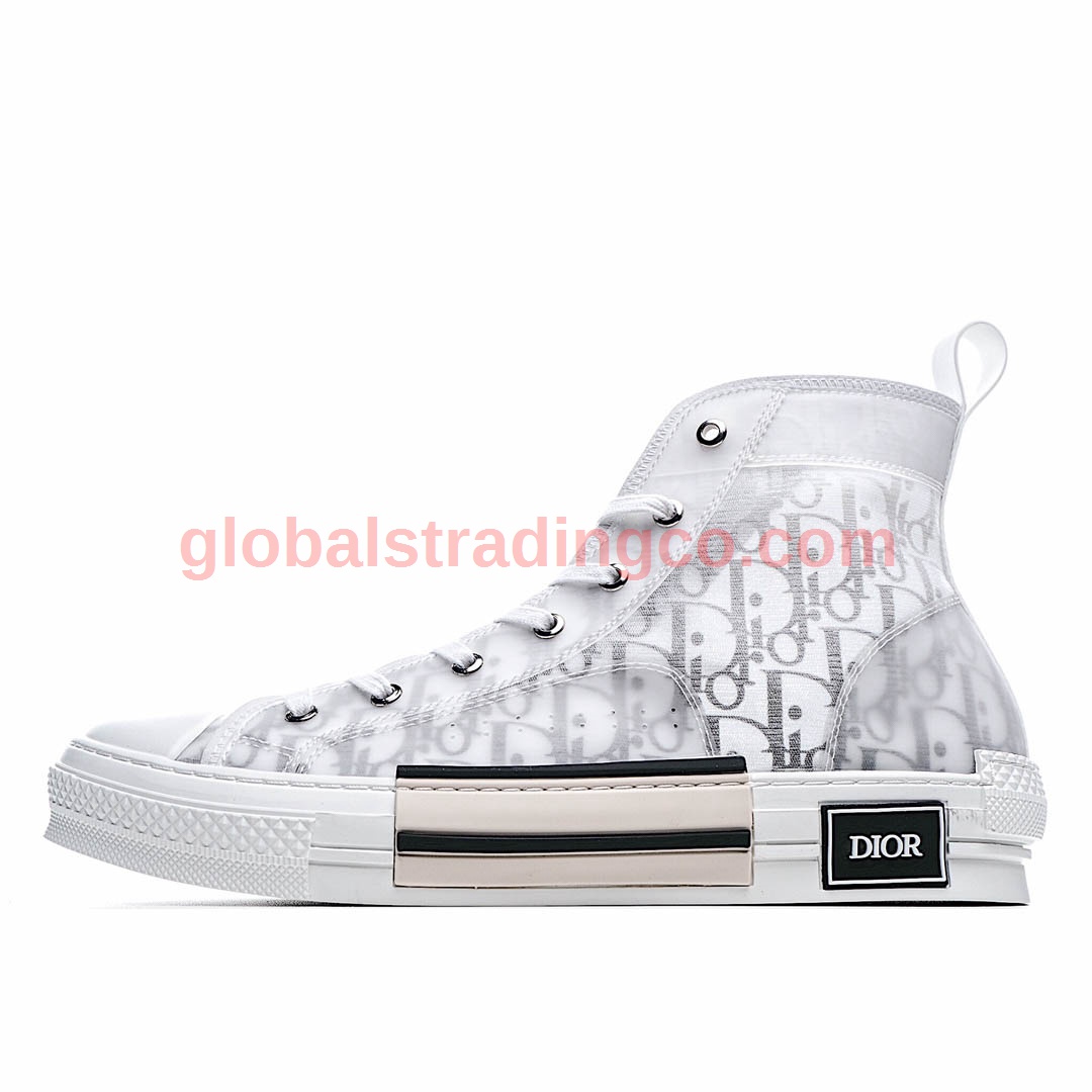 Dior B23 Oblique Slip-on Low Top Sneakers Sheer Print Sneakers